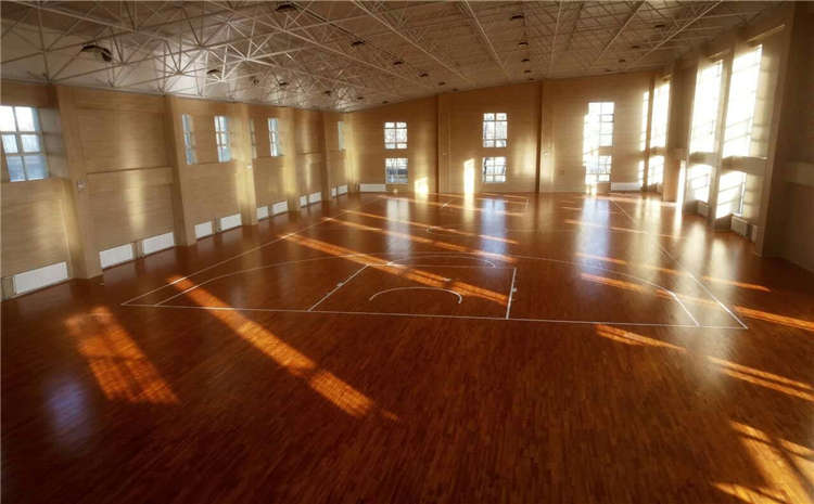 硬木企口NBA籃球場木地板怎么翻新？